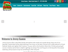 Tablet Screenshot of jimmyguanas.com